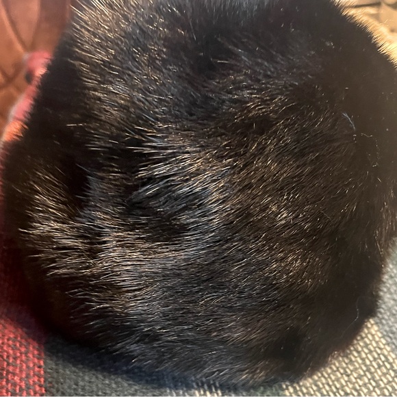 Black Real Mink Fur Great Condition - Picture 1 of 7